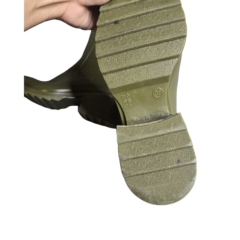 Jeffrey Campbell Pluis Green Rain Boots Size: 38‎ - Picture 3 of 6